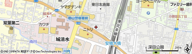 東日本倉庫株式会社　トランクルーム郡山周辺の地図