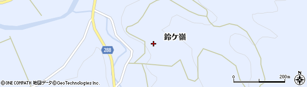 石川県能登町（鳳珠郡）鈴ケ嶺（ツ）周辺の地図