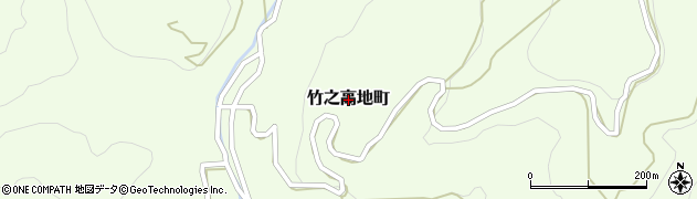 新潟県長岡市竹之高地町周辺の地図