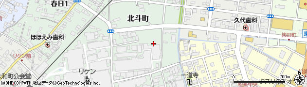 新潟県柏崎市北斗町周辺の地図