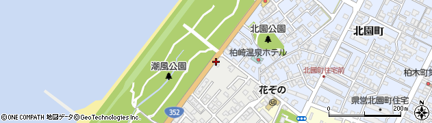 潮風公園周辺の地図