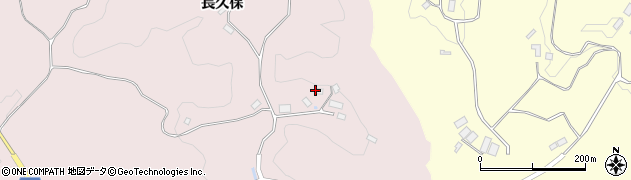 福島県郡山市中田町牛縊本郷（袋内）周辺の地図