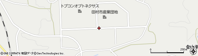 福島県田村市大越町上大越（後原）周辺の地図