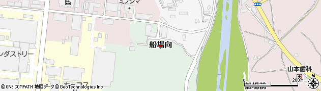 福島県郡山市船場向周辺の地図