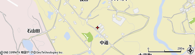 福島県郡山市大平町中道31周辺の地図