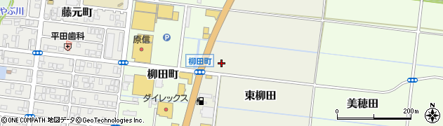 新潟県柏崎市東柳田周辺の地図