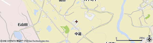 福島県郡山市大平町中道62周辺の地図