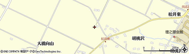 福島県郡山市大槻町（下大橋）周辺の地図