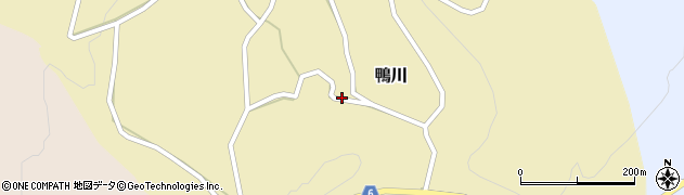 石川県能登町（鳳珠郡）鴨川（ヌ）周辺の地図