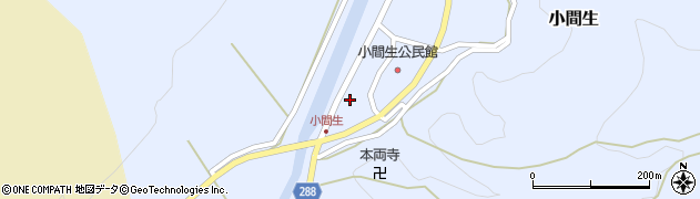 石川県能登町（鳳珠郡）小間生（ヌ）周辺の地図