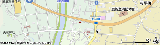 石川県輪島市山岸町（ロ）周辺の地図