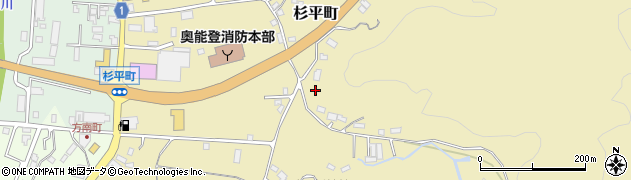 石川県輪島市杉平町木戸谷内周辺の地図