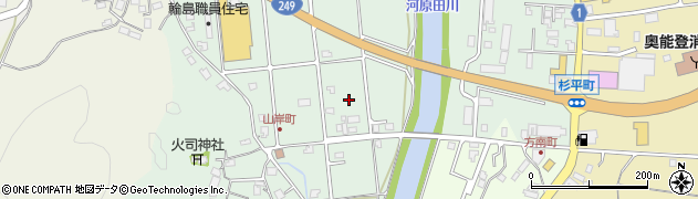 石川県輪島市山岸町（ヘ）周辺の地図