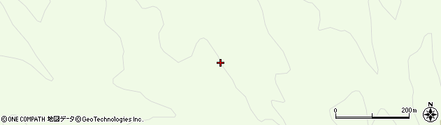 福島県昭和村（大沼郡）野尻（美女峠）周辺の地図