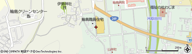 石川県輪島市山岸町（ホ）周辺の地図
