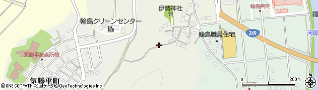 石川県輪島市宅田町周辺の地図