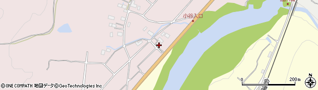 福島県会津若松市大戸町小谷（原）周辺の地図