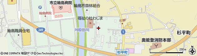 石川県輪島市山岸町（イ）周辺の地図