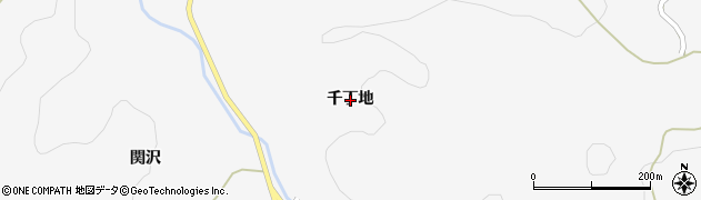 福島県田村市大越町早稲川（千丁地）周辺の地図