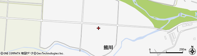 福島県大熊町（双葉郡）熊川周辺の地図