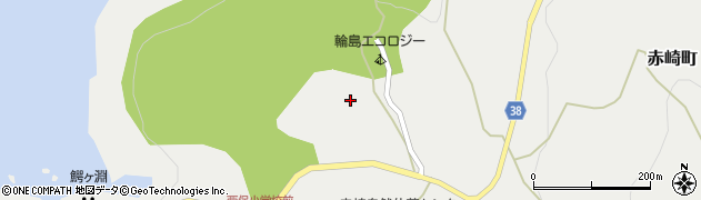 石川県輪島市赤崎町（ニ）周辺の地図