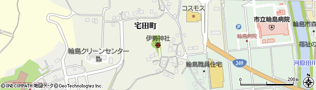 伊勢神社周辺の地図