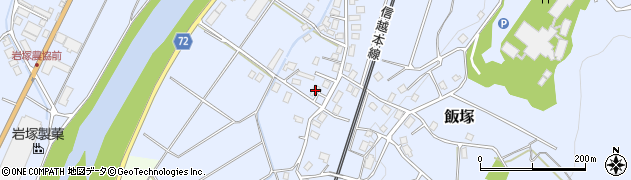新潟県長岡市飯塚1193周辺の地図