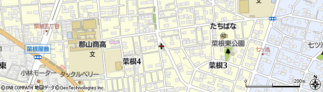 菜根三ちびっ子広場周辺の地図