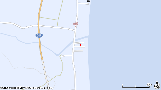 〒927-1223 石川県珠洲市宝立町鵜島の地図