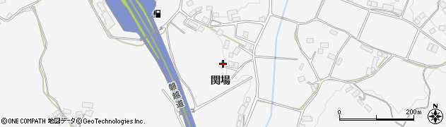 福島県田村市船引町門沢（関場）周辺の地図