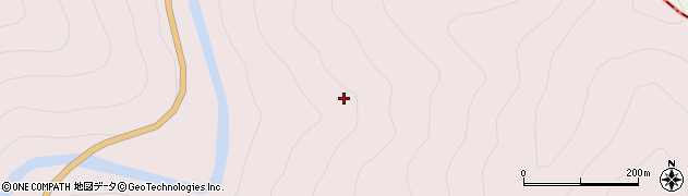 福島県昭和村（大沼郡）松山（馬追山）周辺の地図