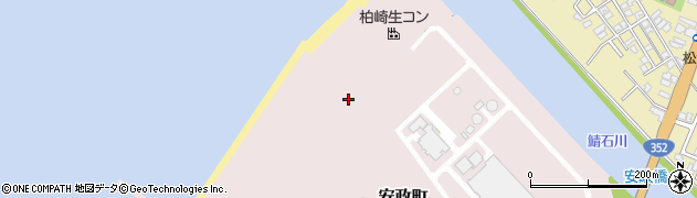 新潟県柏崎市安政町周辺の地図