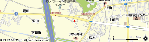 福島県郡山市大槻町三角田4周辺の地図