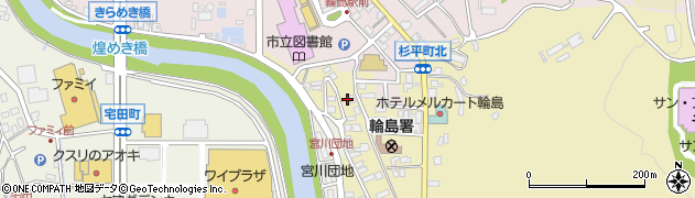 石川県輪島市杉平町（深見田）周辺の地図