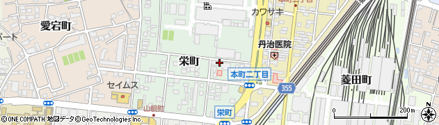 栄町鍼灸院周辺の地図