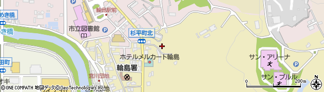 石川県輪島市杉平町（矢田）周辺の地図