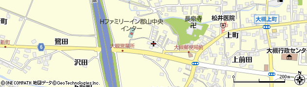福島県郡山市大槻町三角田1周辺の地図