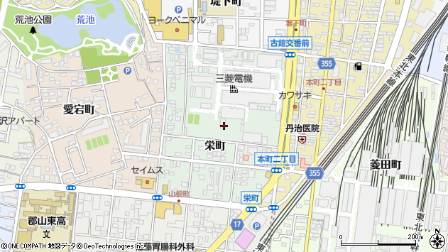 福島県郡山市栄町 郵便番号 963 8872 マピオン郵便番号