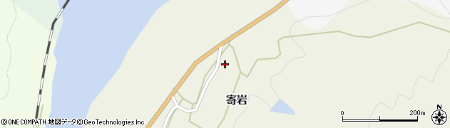 福島県只見町（南会津郡）寄岩（沼田）周辺の地図