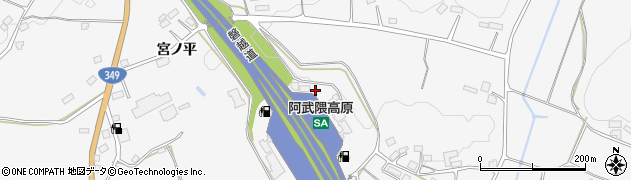 福島県田村市船引町門沢中作田周辺の地図