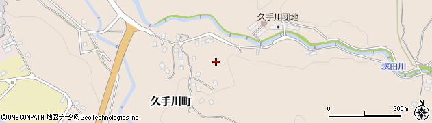 石川県輪島市久手川町（堂山）周辺の地図
