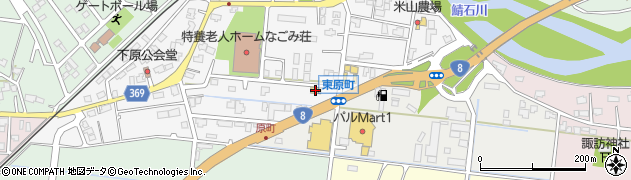 ファミリーマート柏崎原町店周辺の地図