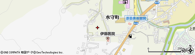 石川県輪島市水守町（樋ノ爪）周辺の地図
