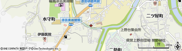 石川県輪島市南町周辺の地図