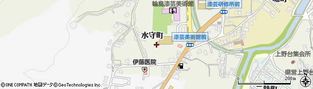 石川県輪島市水守町（堂端）周辺の地図
