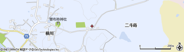 福島県郡山市横川町（二斗蒔）周辺の地図