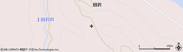 福島県大沼郡金山町田沢浦田面周辺の地図