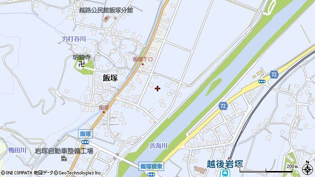 〒949-5414 新潟県長岡市飯塚の地図