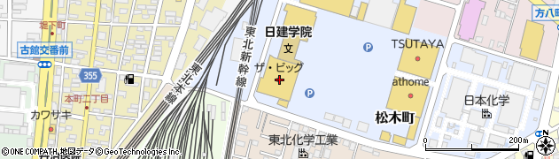 福島銀行ザ・ビッグ郡山店 ＡＴＭ周辺の地図