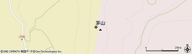 茅山周辺の地図